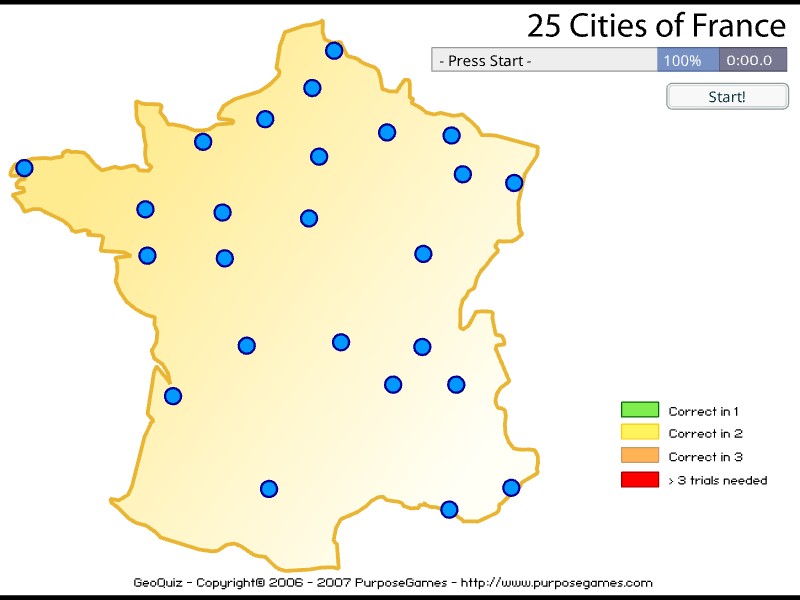 25 Cities of France